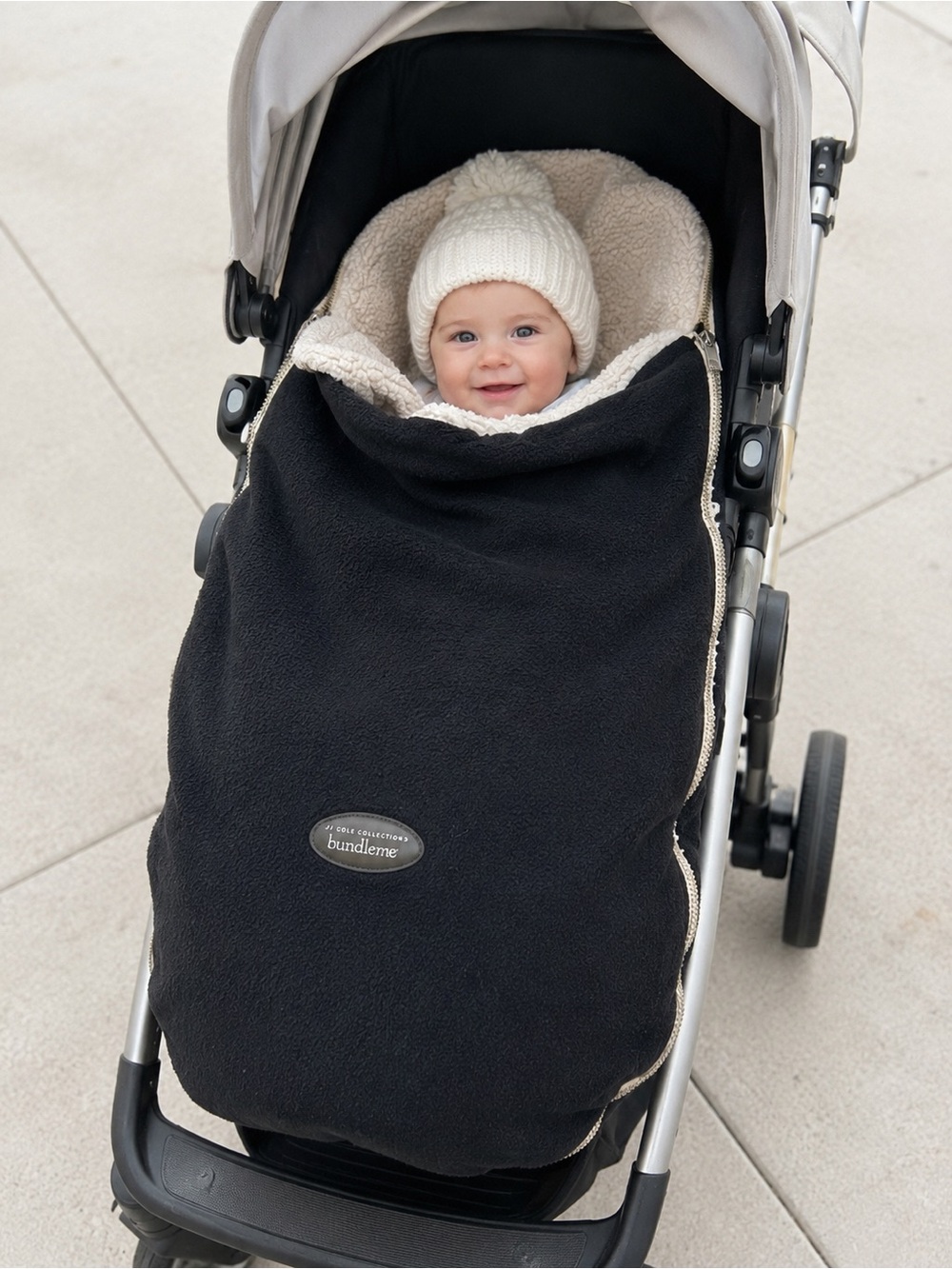 JJ Cole BundleMe Stroller Cover Winter Footmuff Bunting Bag Cozy Baby